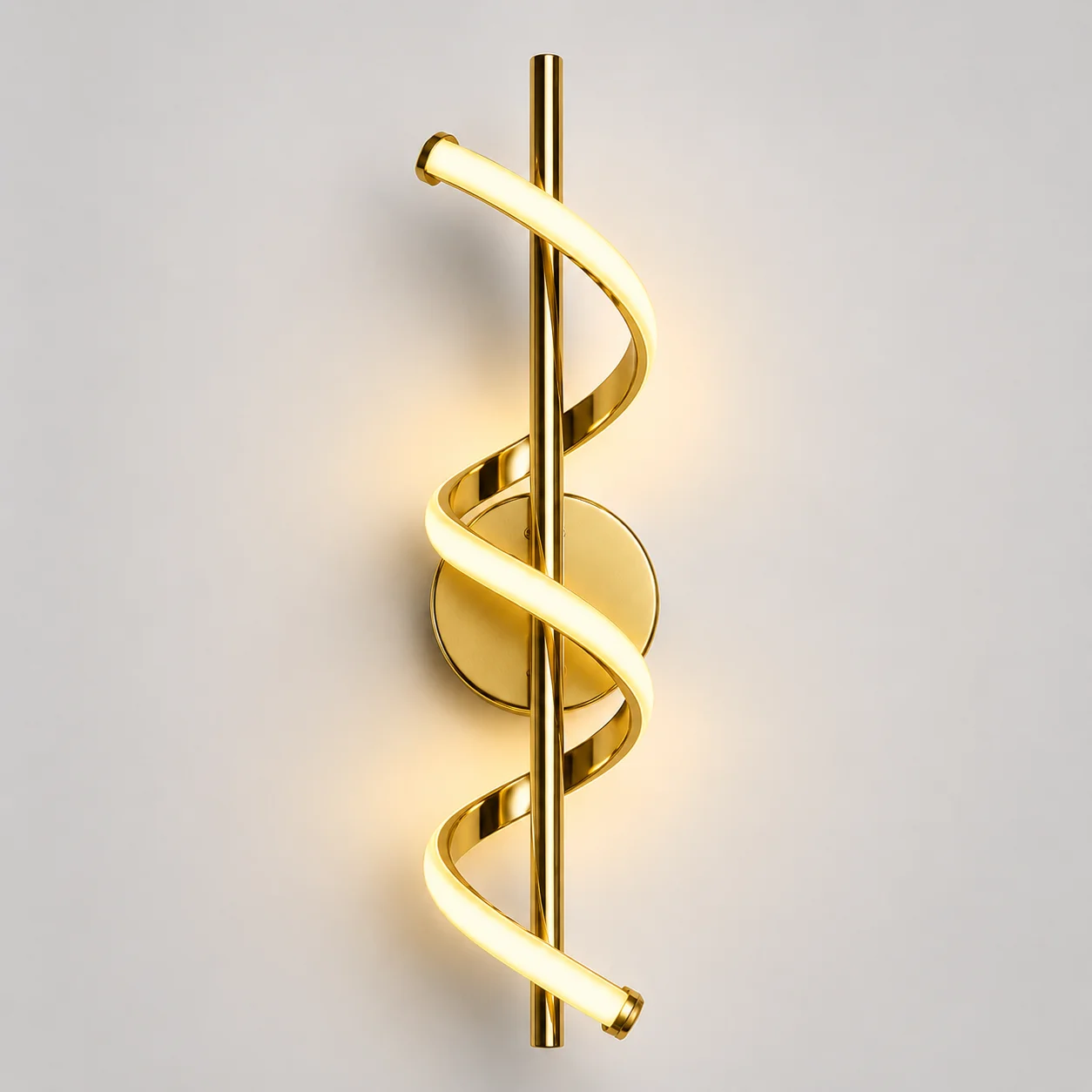 Burgu LED Aplik Gold