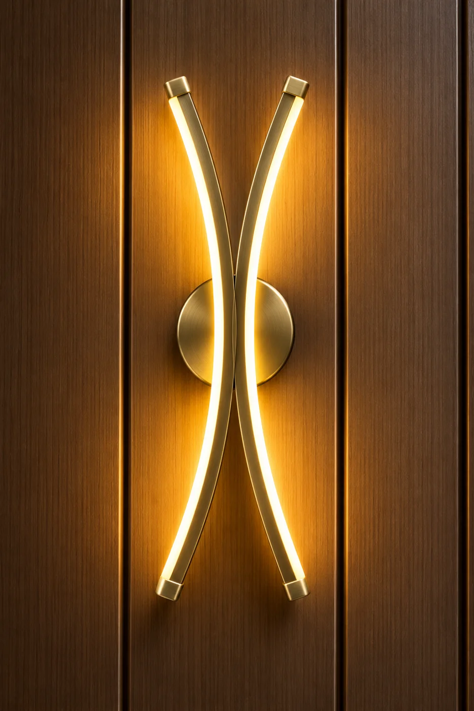 Kelebek LED Aplik Gold